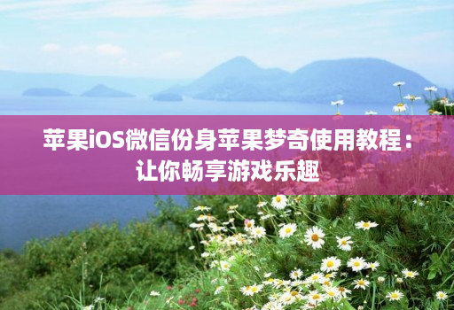 苹果iOS微信份身苹果梦奇使用教程：让你畅享游戏乐趣