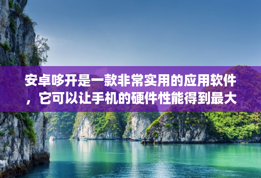 安卓哆开是一款非常实用的应用软件，它可以让手机的硬件性能得到最大程度的发挥