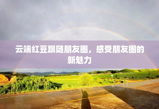 <strong>云端</strong>红豆跟随朋友圈，感受朋友圈的新魅力