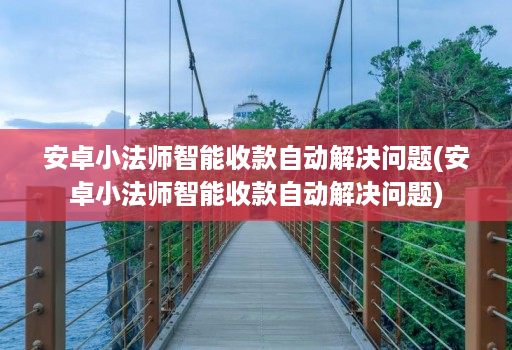 安卓小法师智能收款自动解决问题(安卓小法师智能收款自动解决问题)