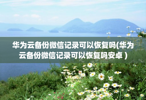 华为云备份微信记录可以恢复吗(华为云备份微信记录可以恢复吗安卓 )