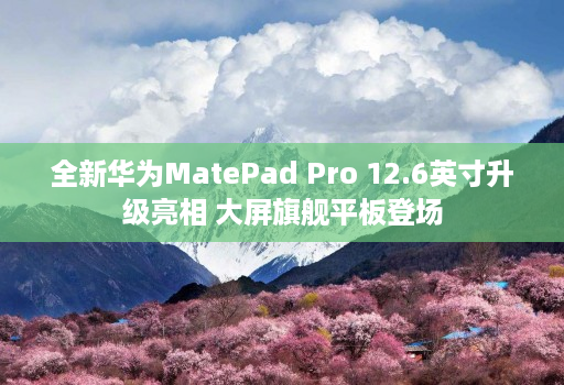 全新华为MatePad Pro 12.6英寸升级亮相 大屏旗舰平板登场